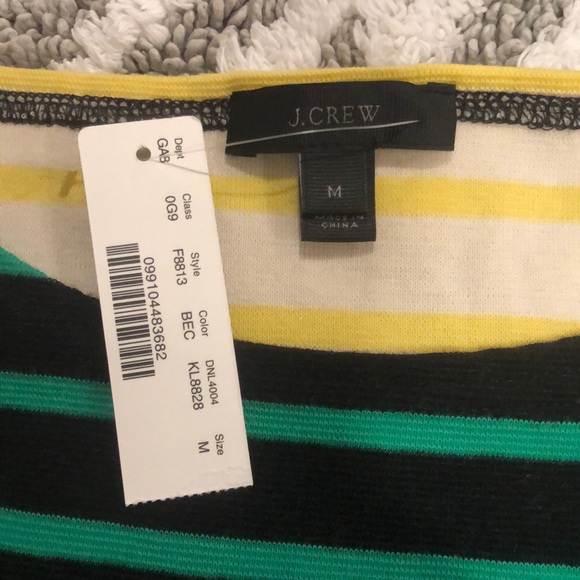 JCrew Multi-Color Stripe Long Sleeve - Picture 2 of 4